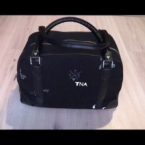 Large Black TNA gym / tote / travel bag